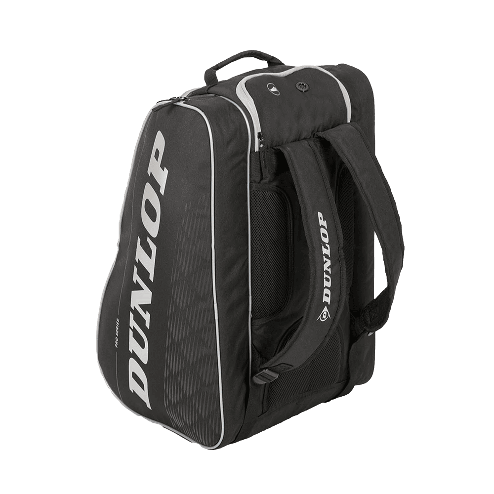 Bolso Paletero Dunlop Pro Series Negro-Plata